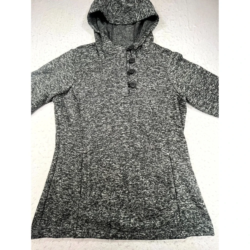 Columbia Darling Days Hoodie Womens Large Heather Gray Fleece Lined Outdoor - Picture 3 of 9